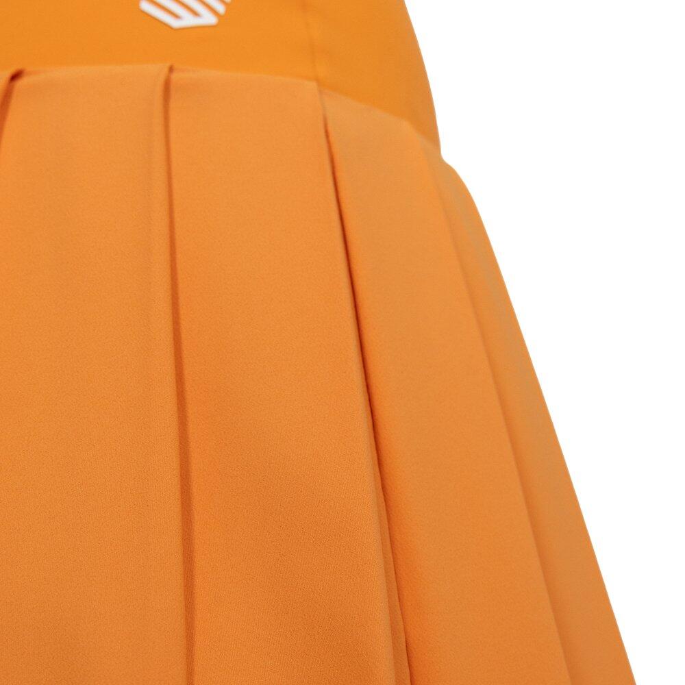 Jupe-short de tennis taille haute femme Flow Femme-W Orange Orange 4/6