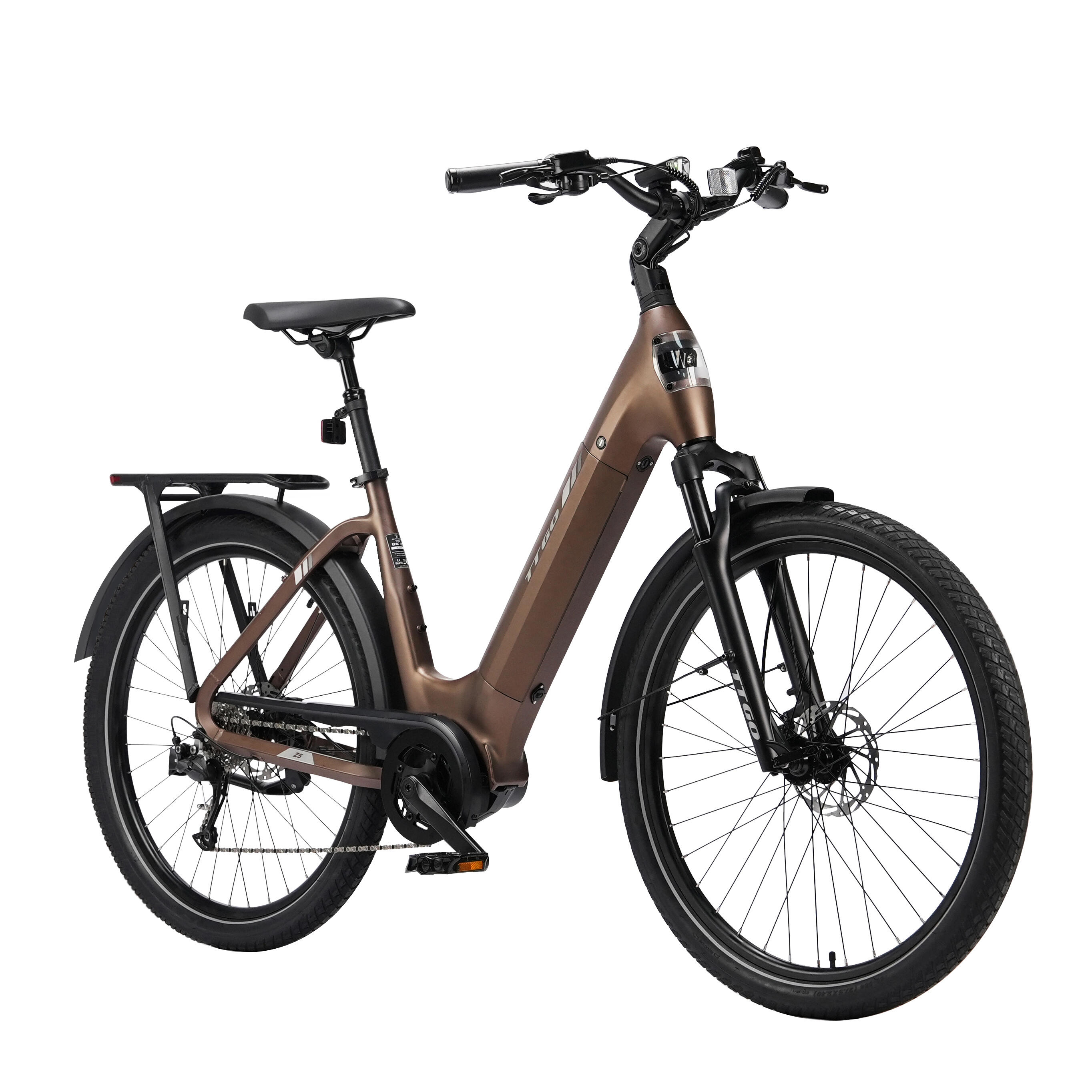 Elektrokolo TTGO Z5, motor s pohonem uprostřed 250 W, baterie 36 V 18 Ah 2/7