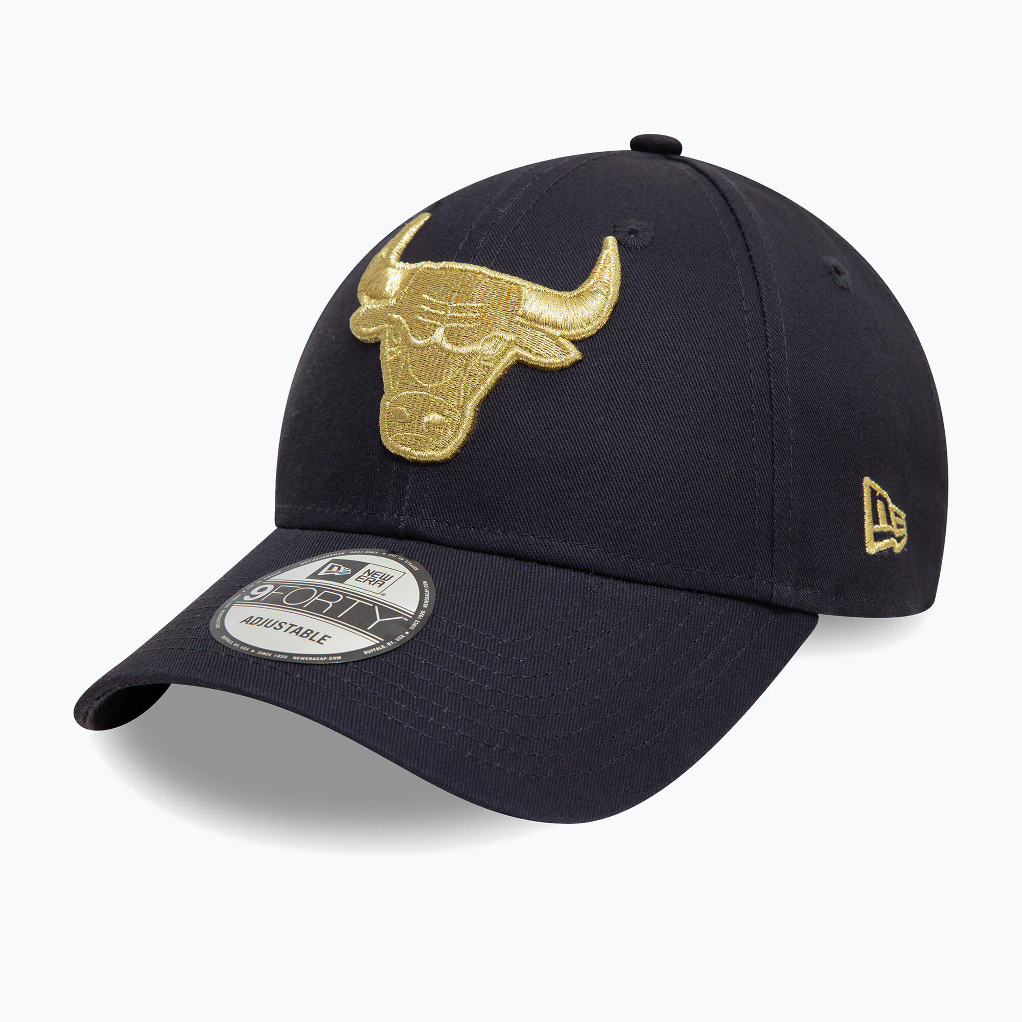 Casquette à visière New Era Metallic 9Forty Bulls 3/6