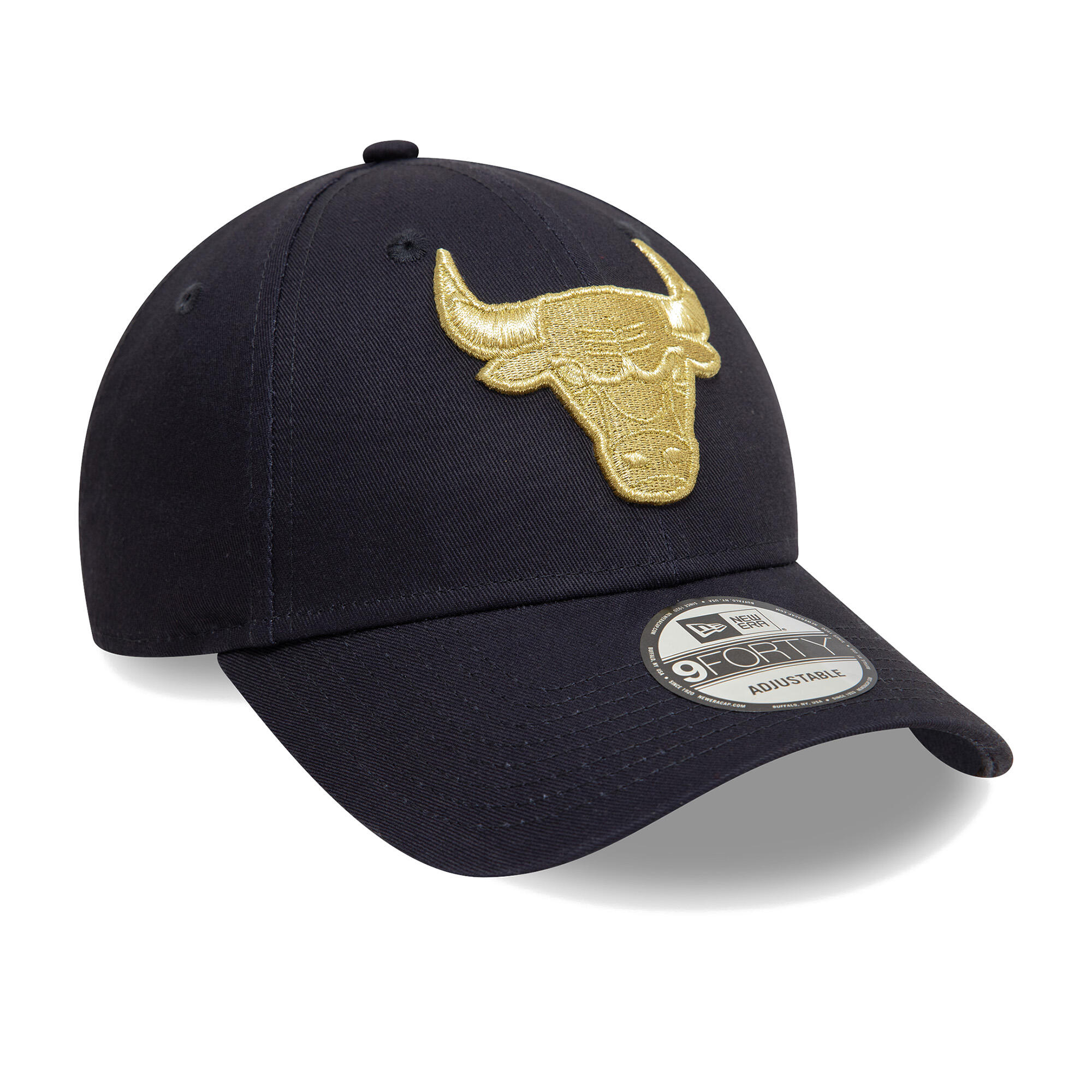 Casquette à visière New Era Metallic 9Forty Bulls 6/6