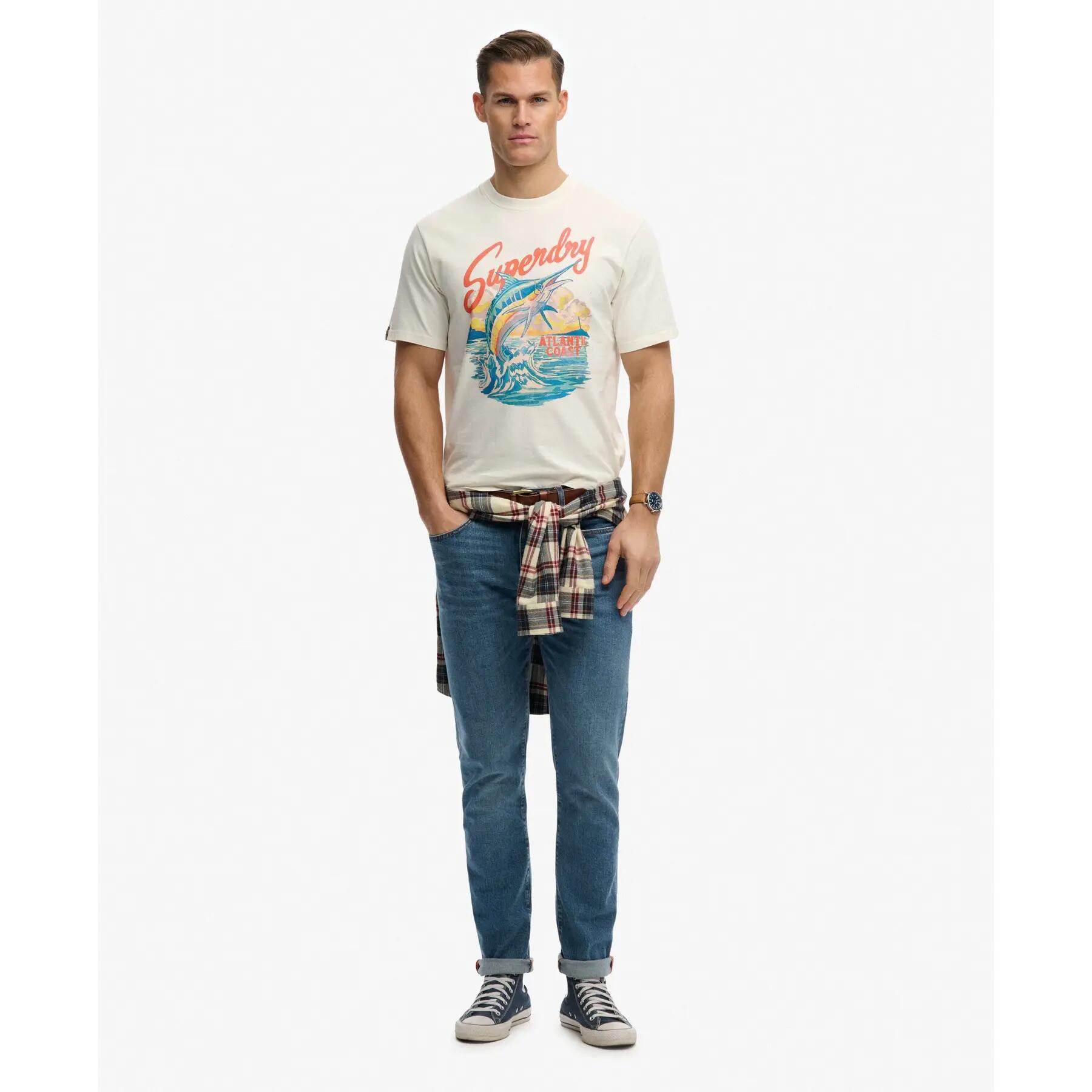 Luźna koszulka Superdry Maritime 4/7