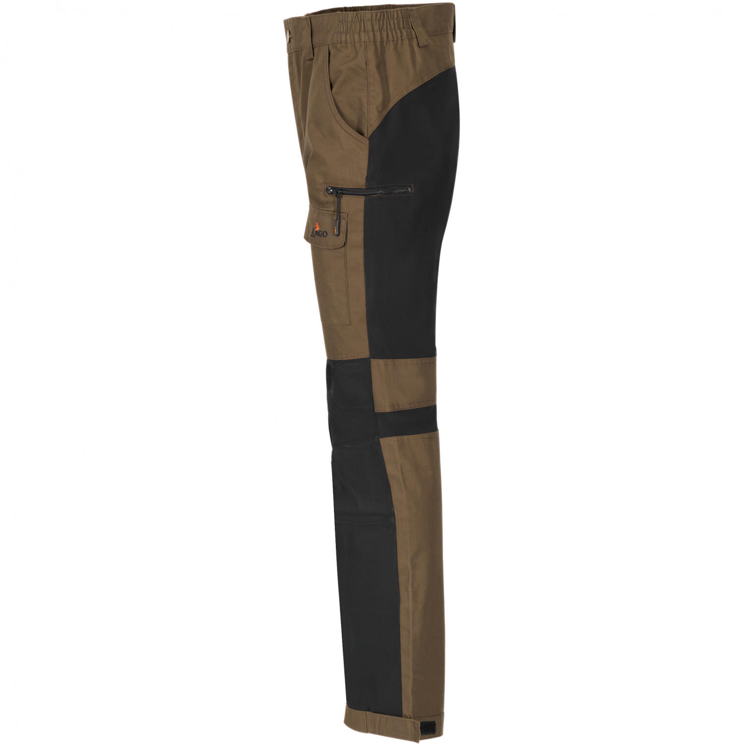 il Lago Prestige Outdoorhose Öland Herren (Oliv/Schwarz) Größe 3XL 3/4