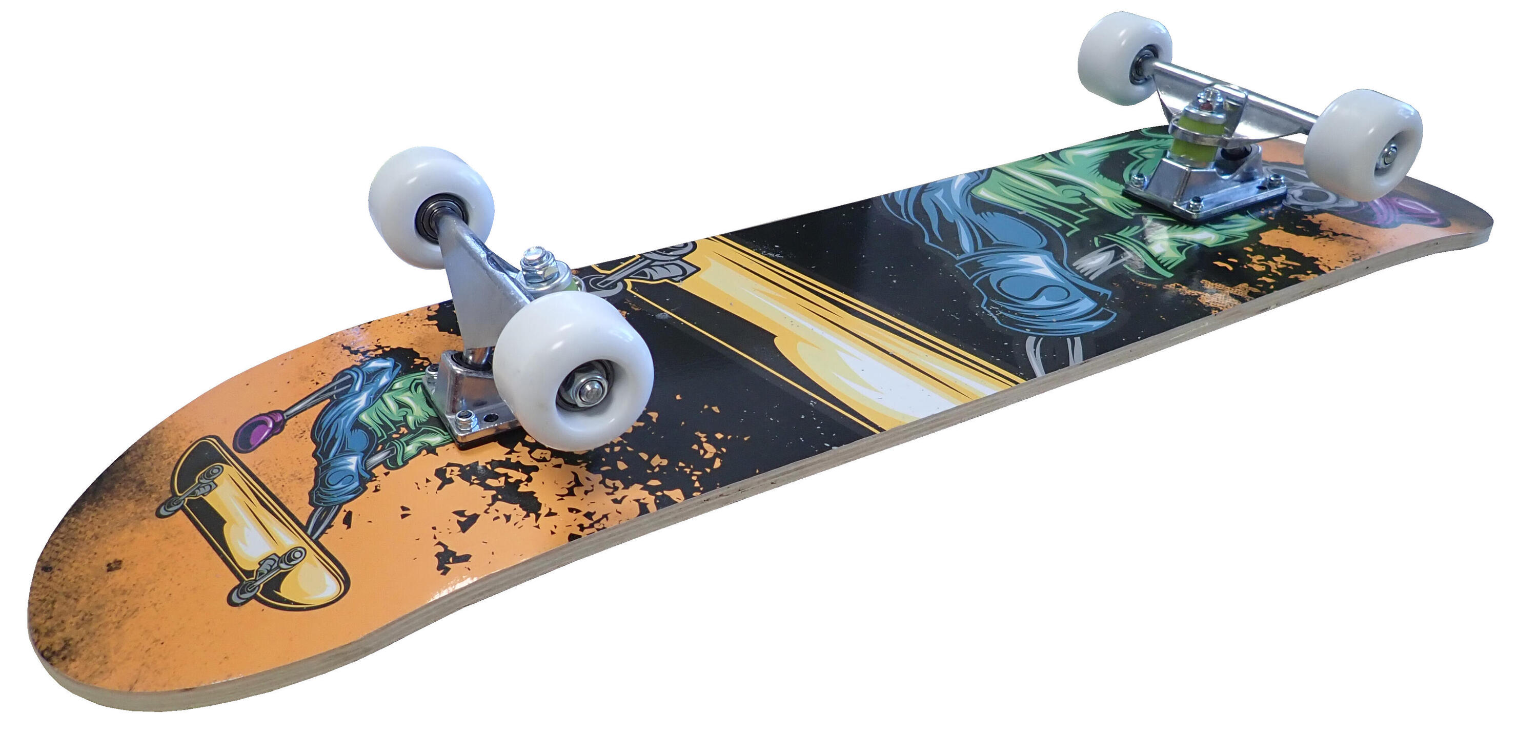 Skateboard s alu podvozkem a protismykem 2/4