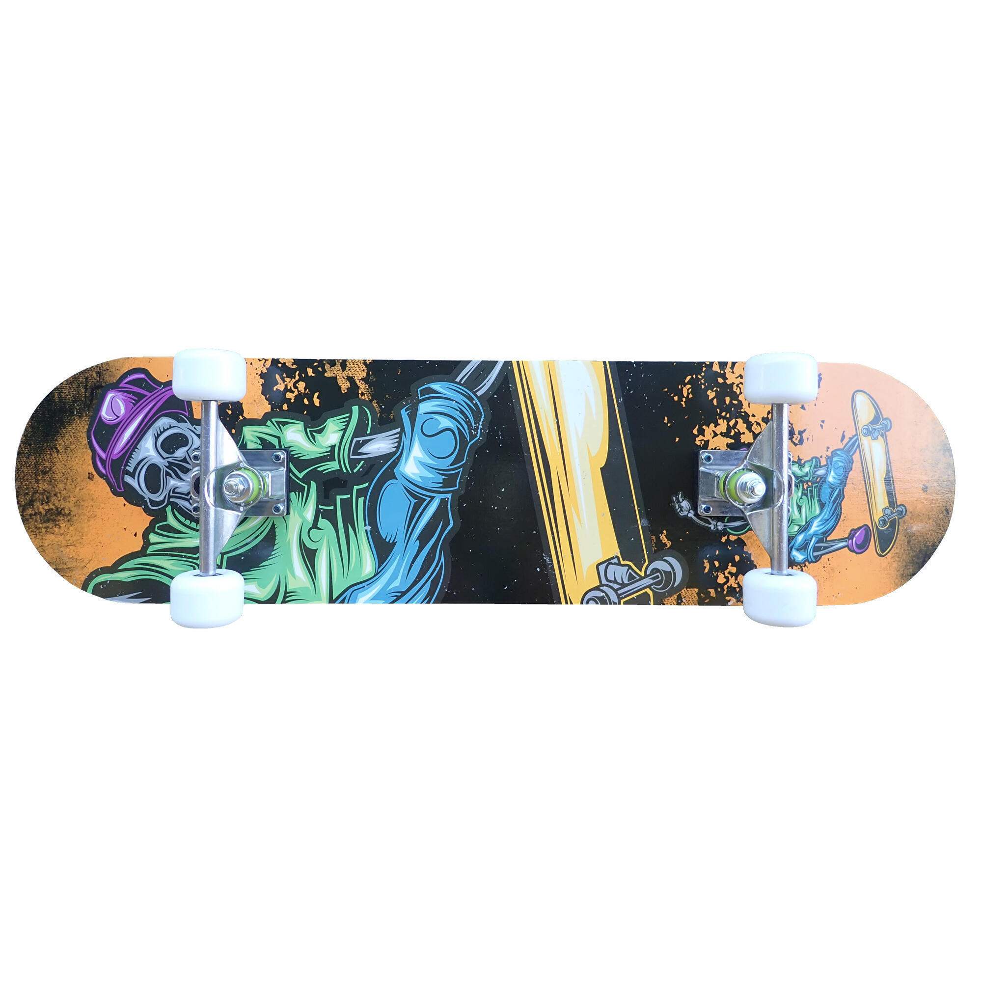 KUBISPORT Skateboard s alu podvozkem a protismykem