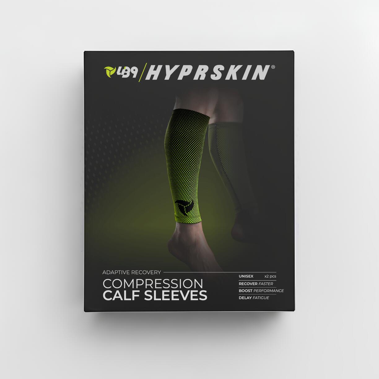 Manchons de récupération compressifs mollets HYPRSKIN® 2/6