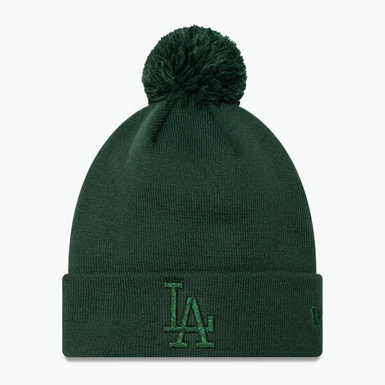 Cappellino da donna New Era Metallic Bobble Knit Beanie Los Angeles Dodgers