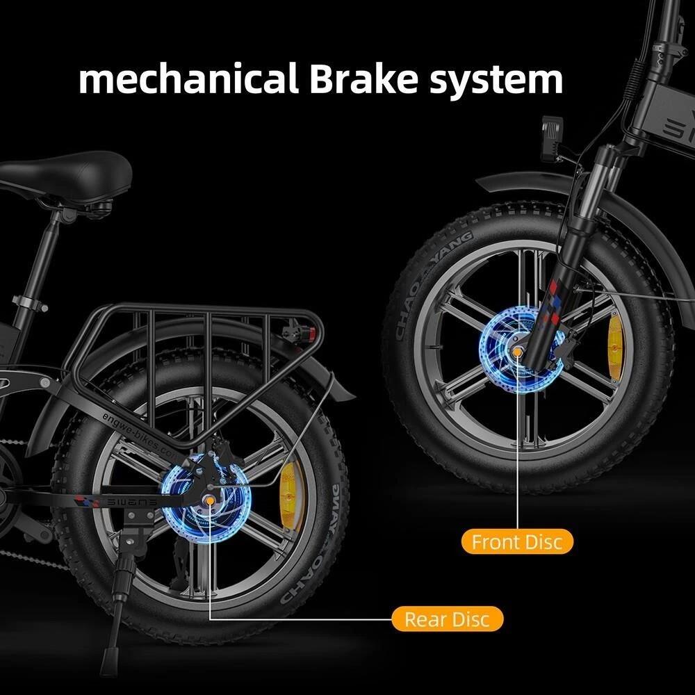 Bicicleta eléctrica plegable ENGWE Engine X con batería de 48 V y 13 Ah 3/7