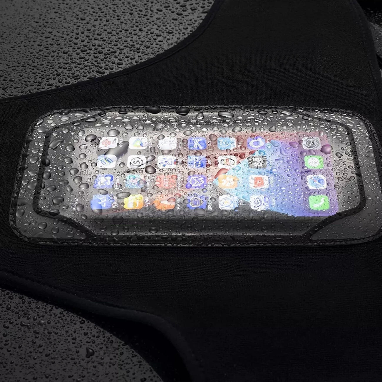 Rockbros D78 Schweißüberzug mit Tasche und Sichtfenster für das Handy - Schwarz 3/6