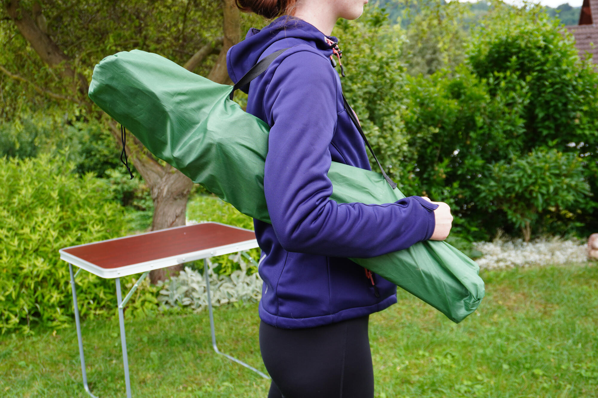 Chaise pliante légère verte 7/7