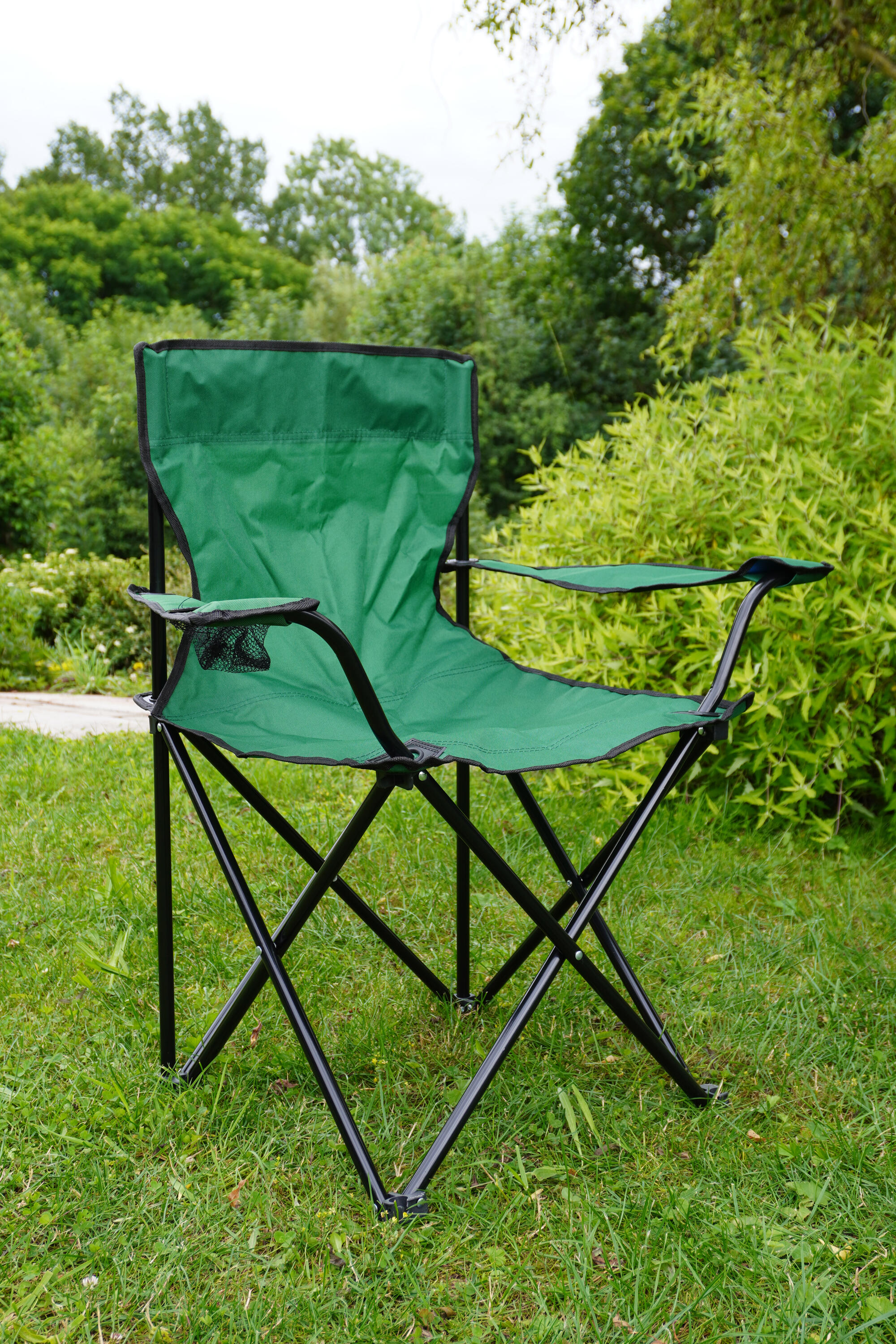 Chaise pliante légère verte 4/7