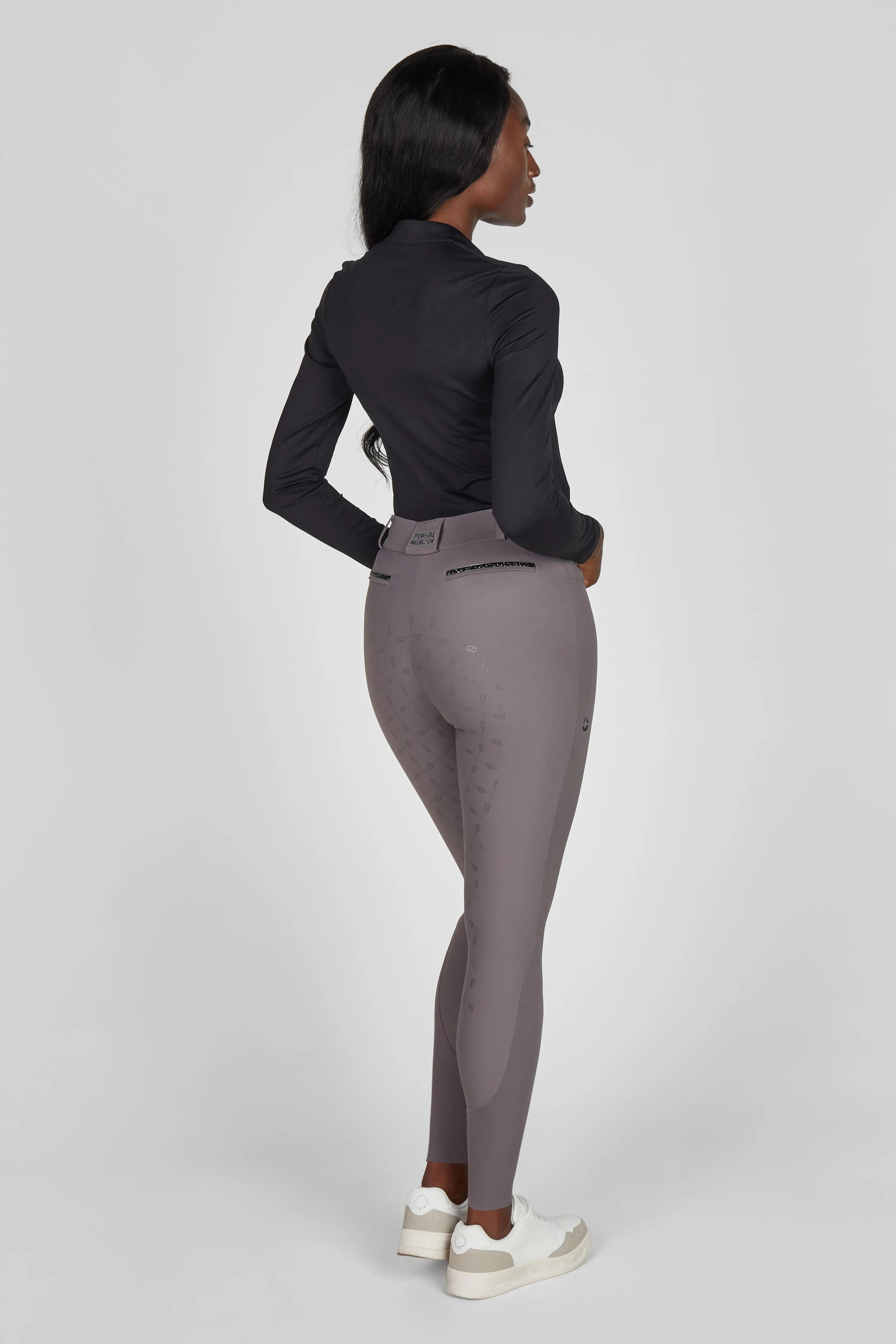 Pikeur Dames Rijbroek Ceelina Sd 4225 Hoge Taille Pearl Gray - 3/7