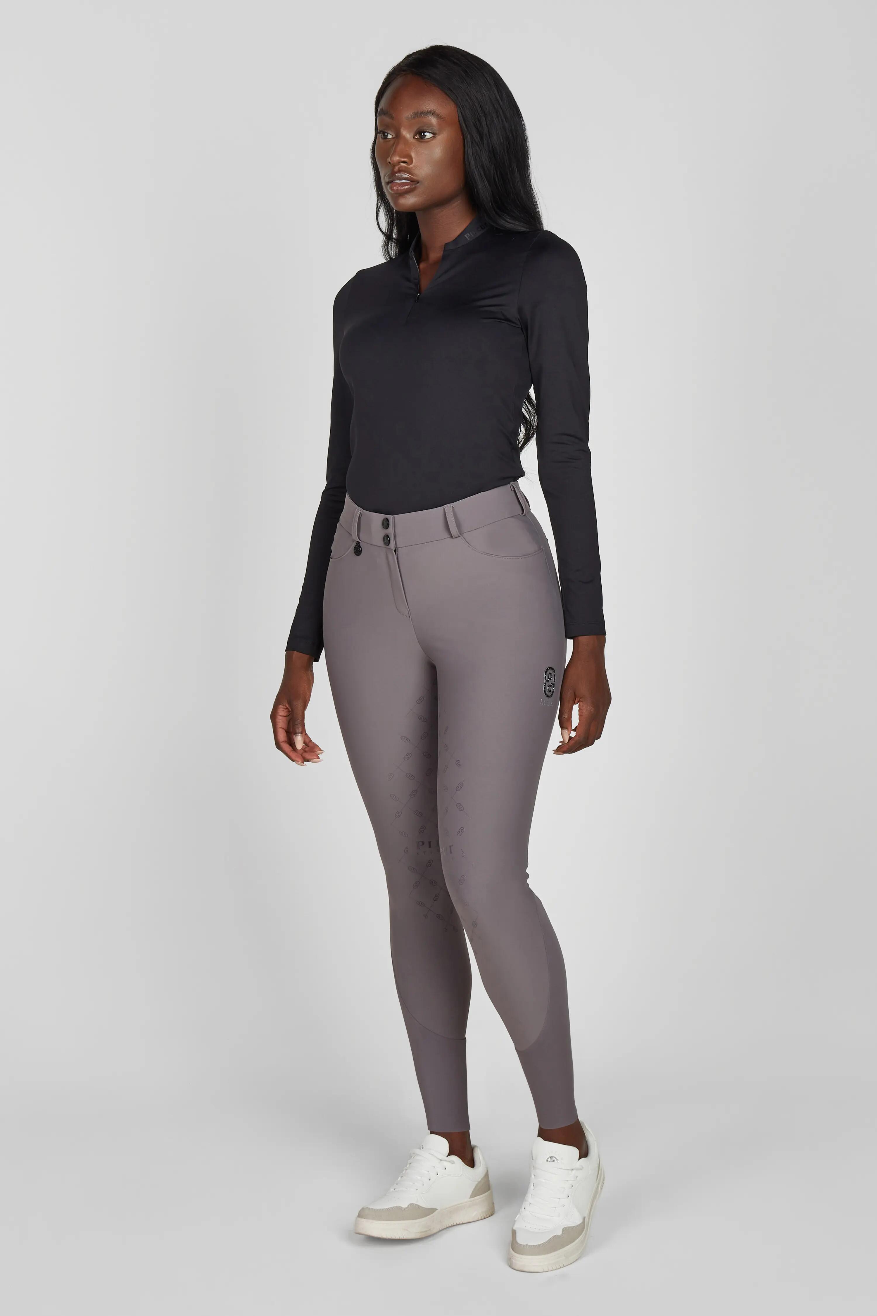 Pikeur Dames Rijbroek Ceelina Sd 4225 Hoge Taille Pearl Gray - 2/7