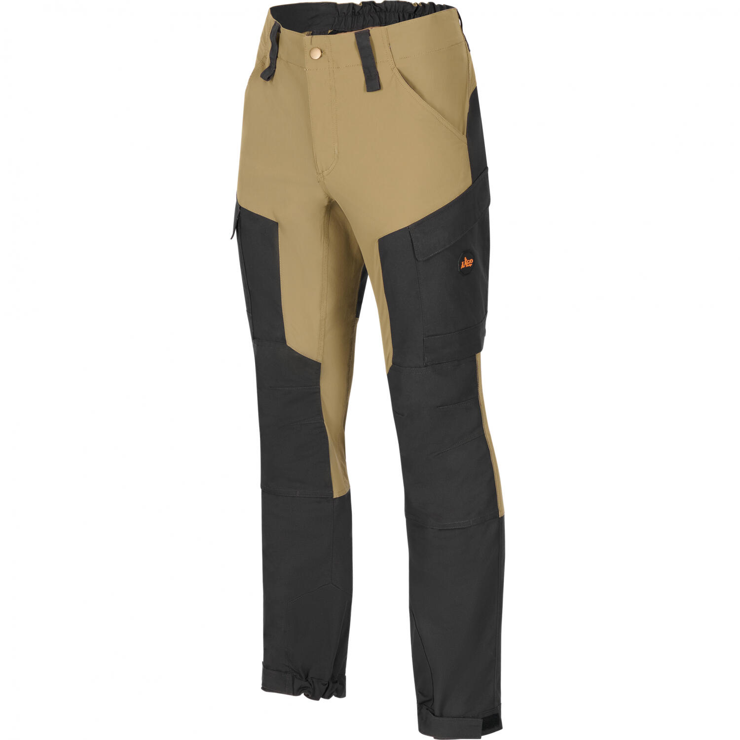 il Lago Prestige Outdoorhose Jordan Herren (Hellbraun/Schwarz) Größe L 2/4