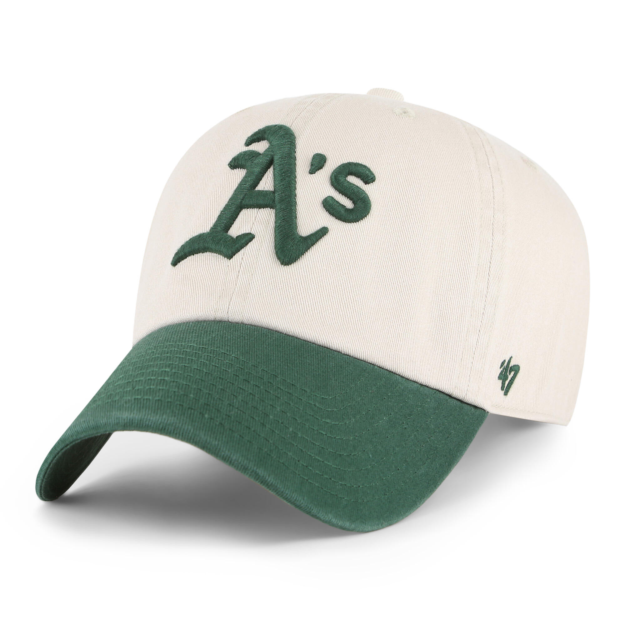 Gorra con visera 47 Brand MLB Oakland Athletics Grand Stand CLEAN UP 4/4