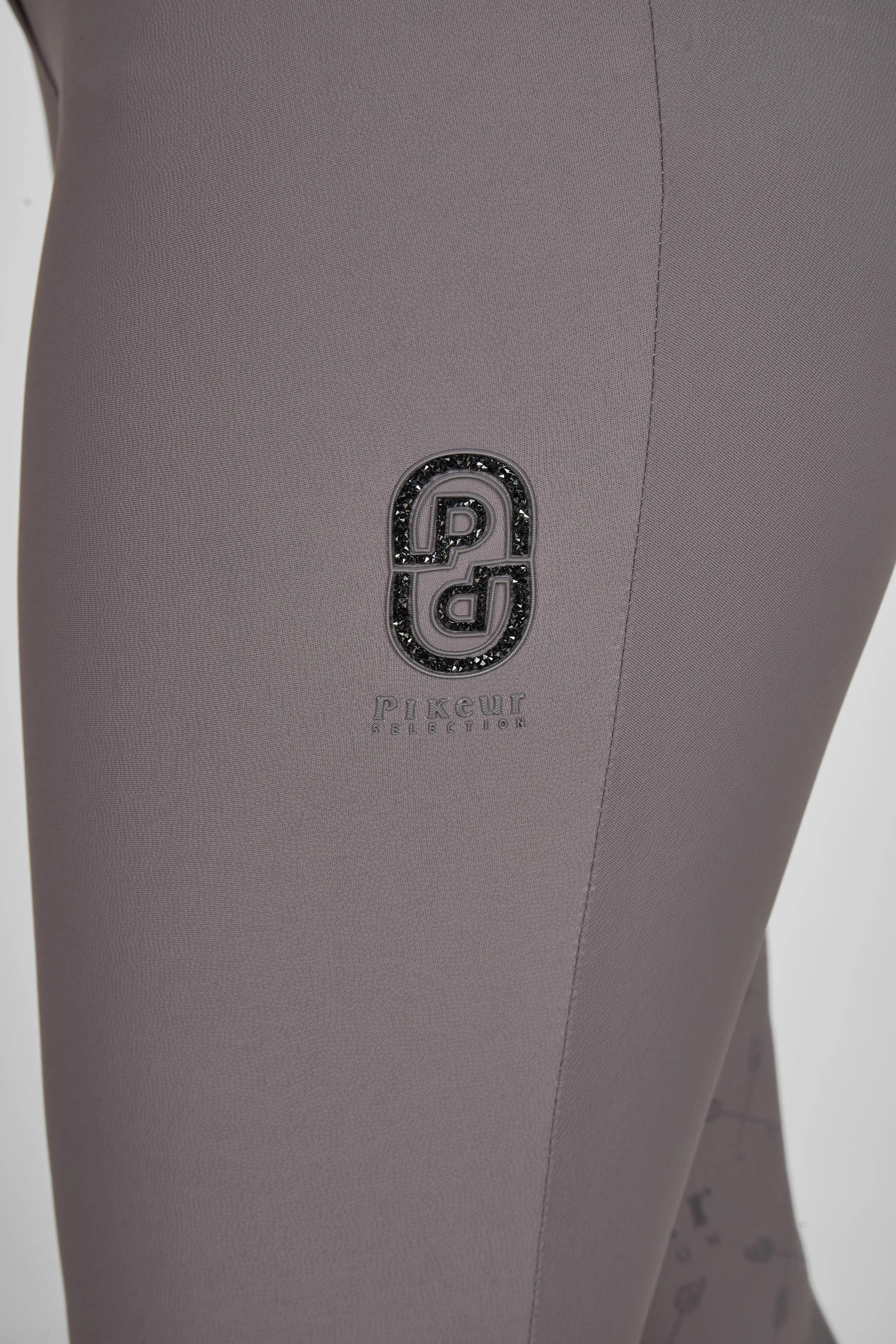 Pikeur Dames Rijbroek Ceelina Sd 4225 Hoge Taille Pearl Gray - 6/7