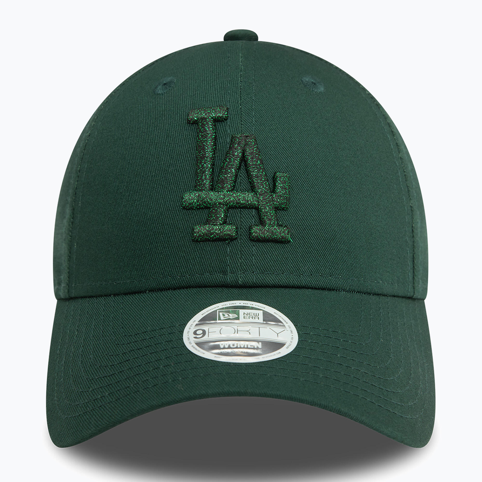 Gorra con visera para mujer New Era Metallic 9FORTY Los Angeles Dodgers 3/6