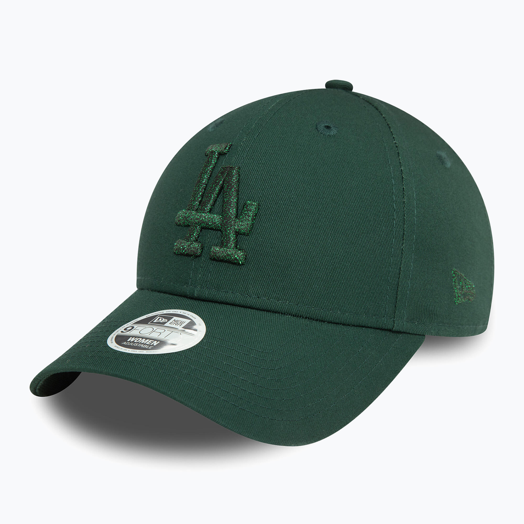 Gorra con visera para mujer New Era Metallic 9FORTY Los Angeles Dodgers 2/6
