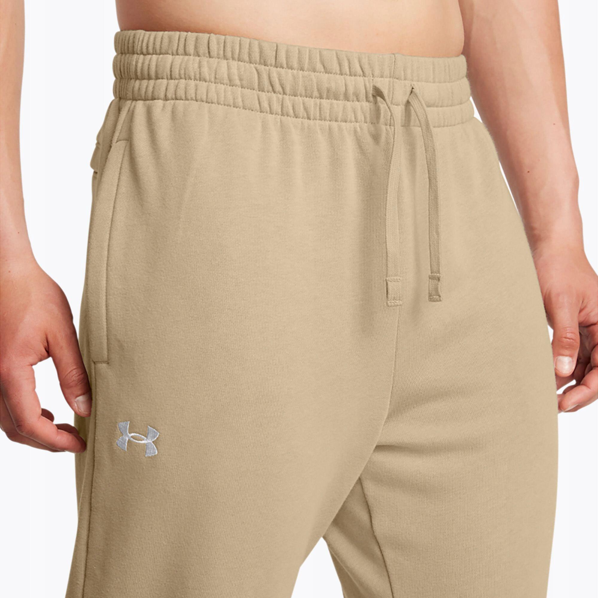 Spodnie Męskie Under Armour Dresowe Joggery Sportowe Rival Fleece Xs 4/4