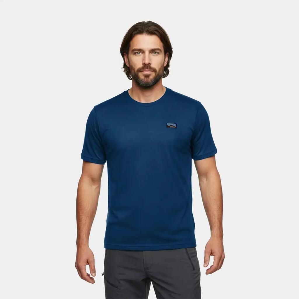 Koszulka męska merino Alpinus Otago niebieska JI35322