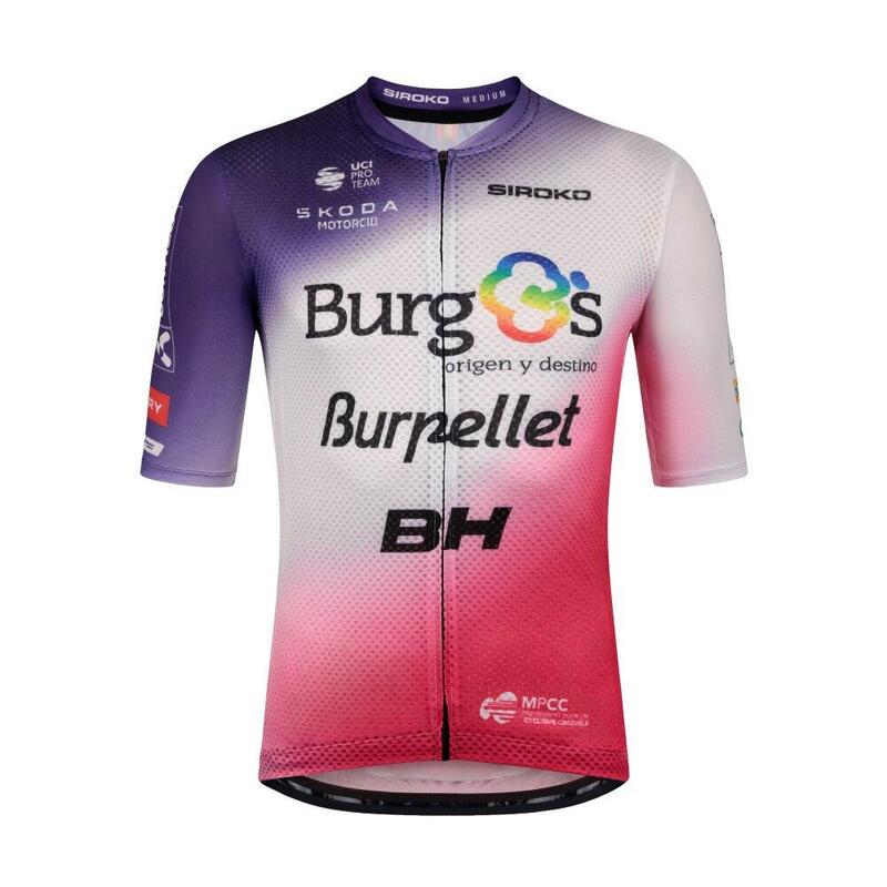 Tricou de ciclism de vară cu mânecă scurtă burgos burpellet bh x siroko pent