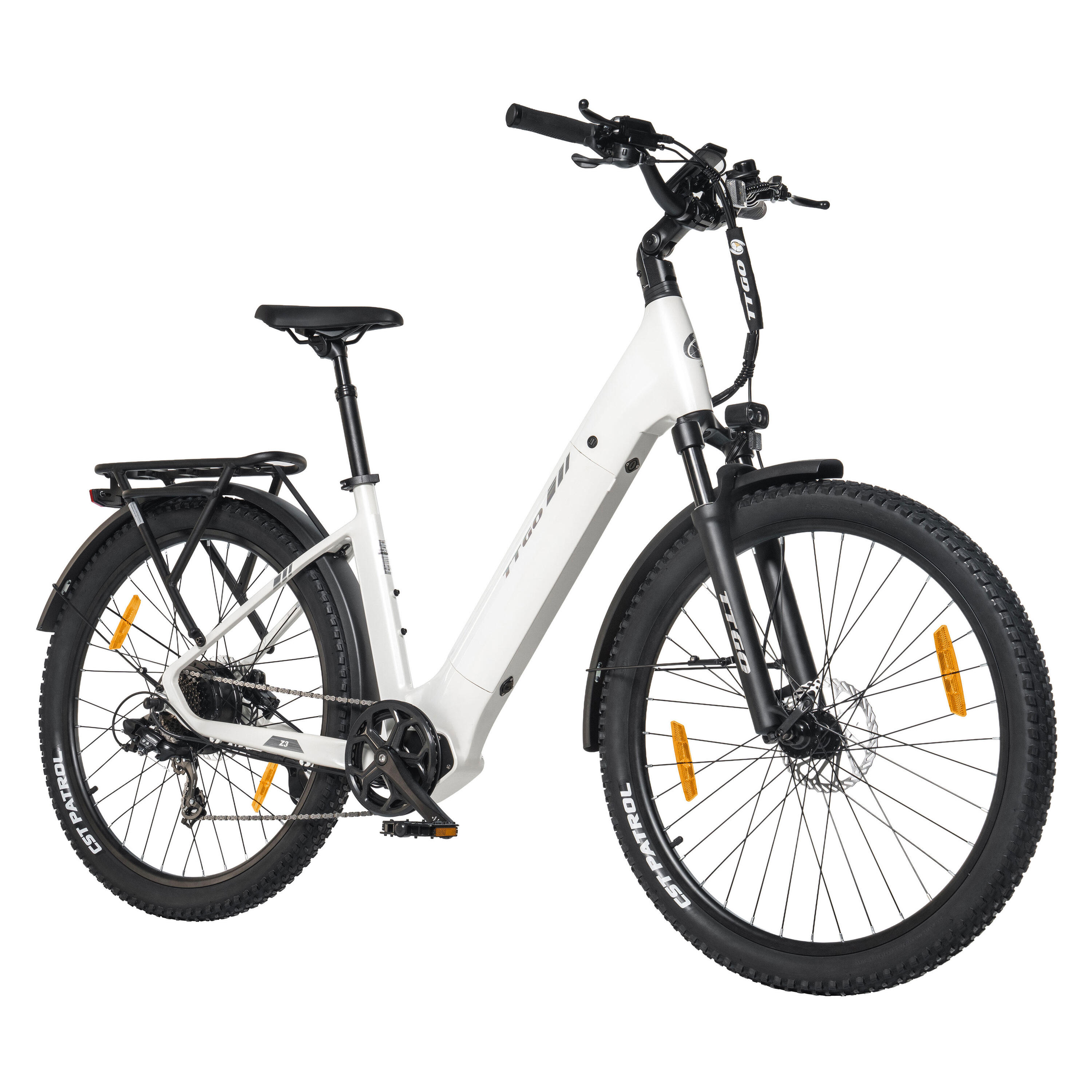 Bicicleta elétrica Z3 para adultos, 27,5 polegadas, bateria 48V 15AH 2/7