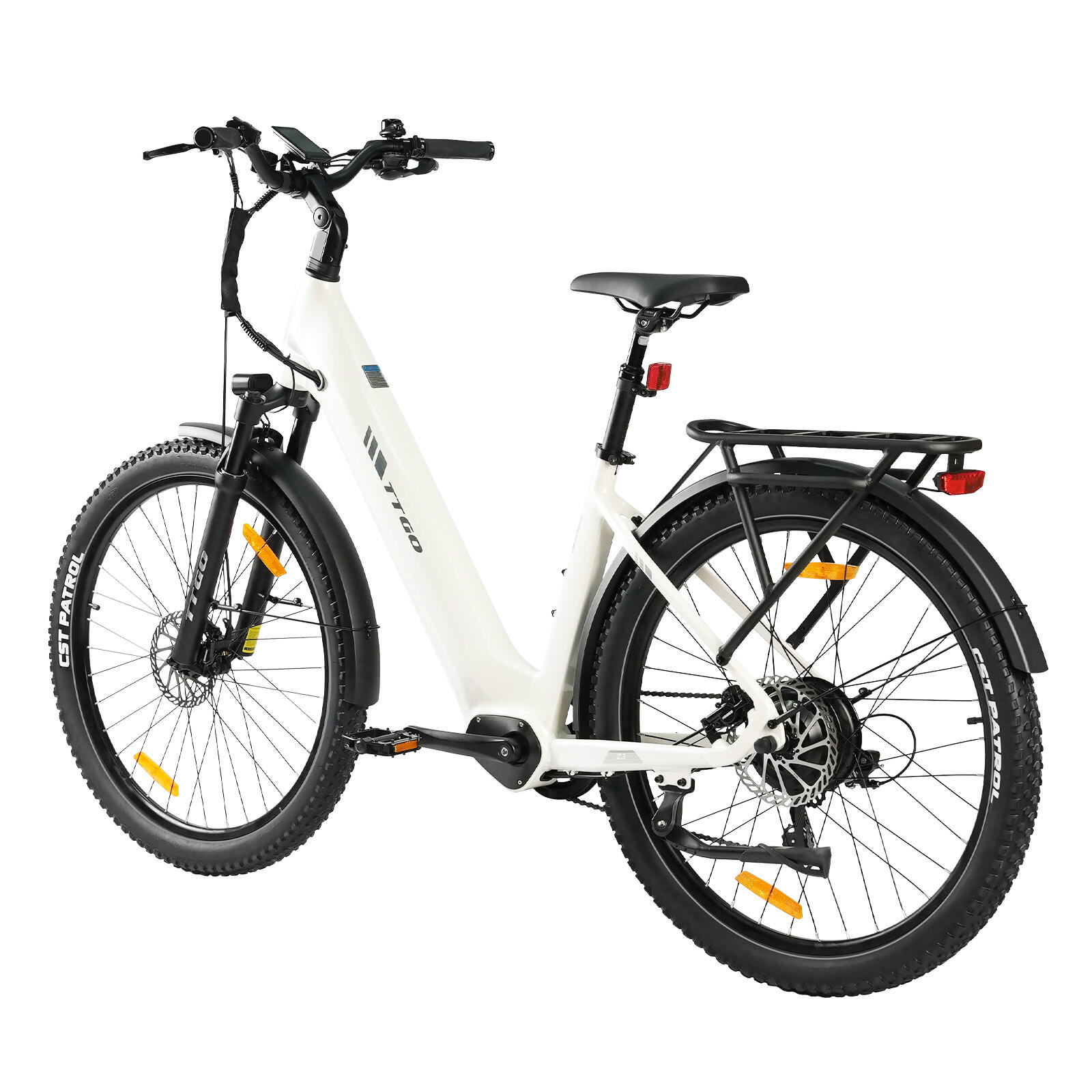Bicicleta elétrica Z3 para adultos, 27,5 polegadas, bateria 48V 15AH 5/7