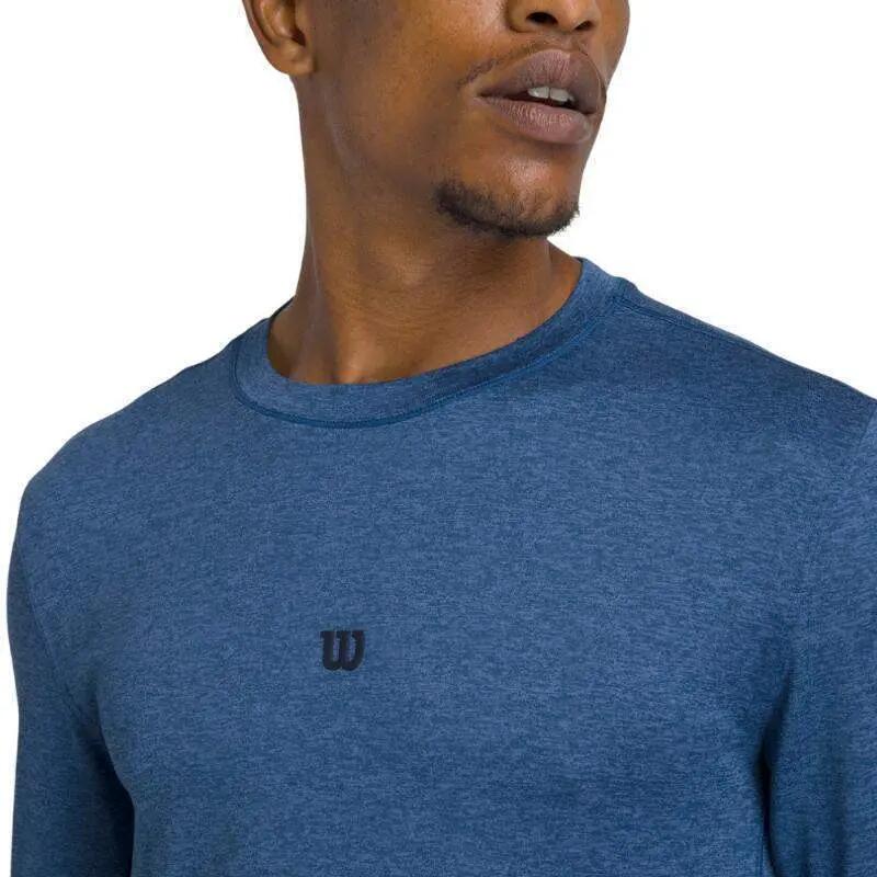 Camiseta Manga Larga Wilson Everyday Performance Azul Court 2/5