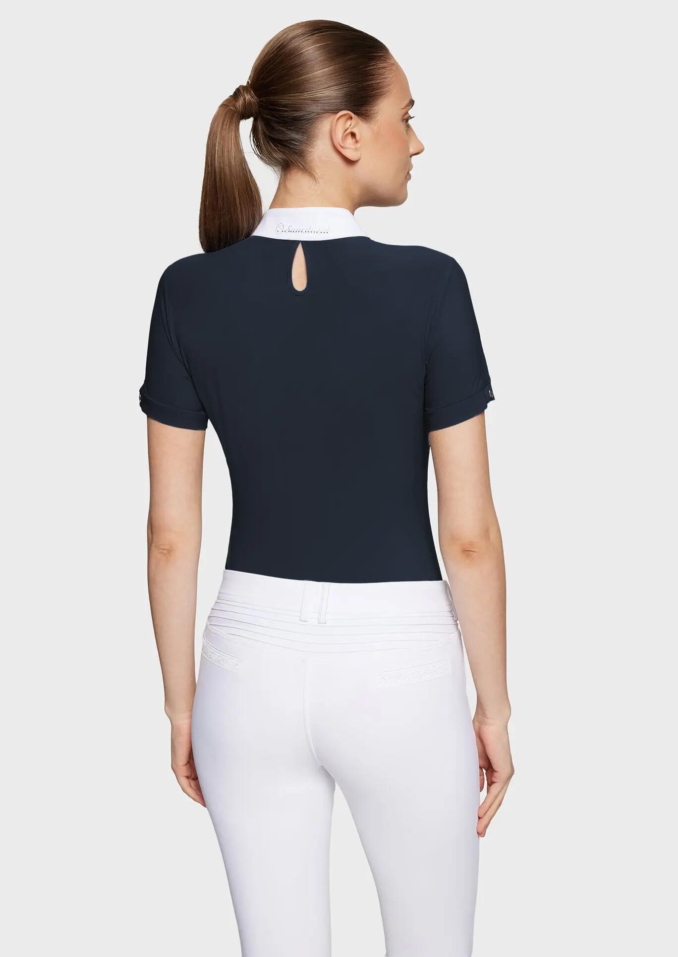 Samshield Anne-gaelle Wedstrijdshirt Dames Blauw - 5/6