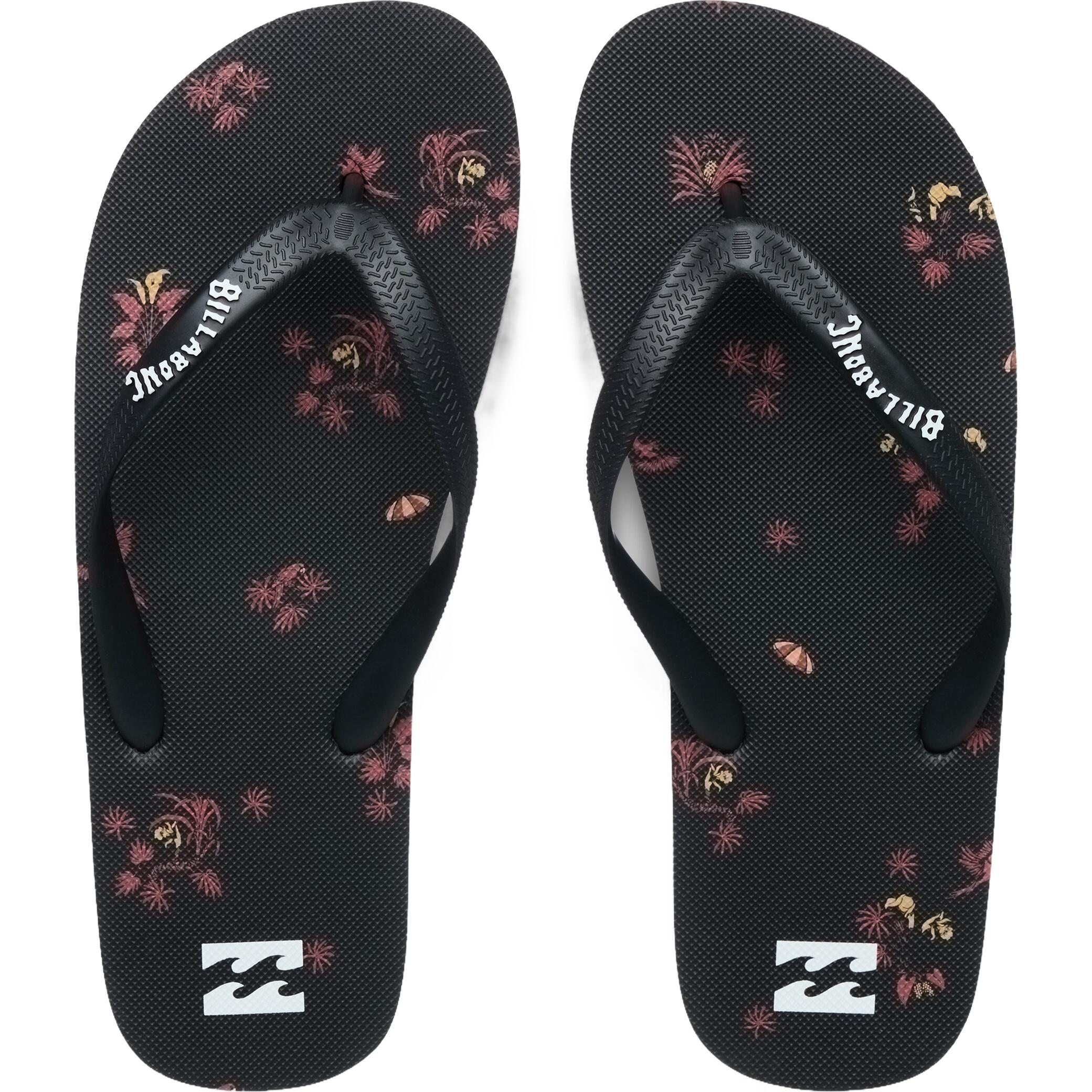 Billabong Tides Flip Flops-Chili Red 4/5