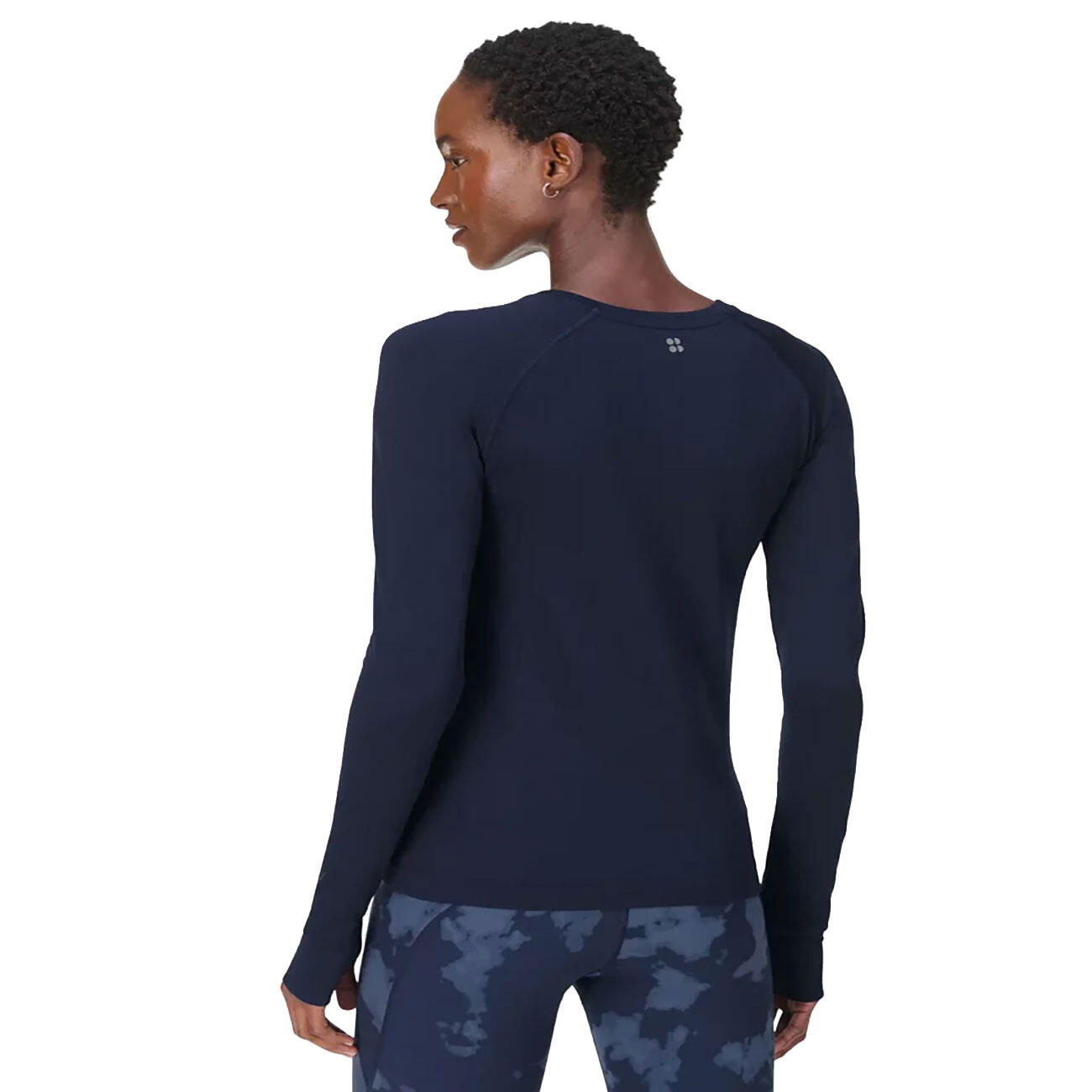 SWEATY BETTY Sweaty Betty Athlete Seamless Long Sleeve Top  DONKERBLAUW XXL 5/7