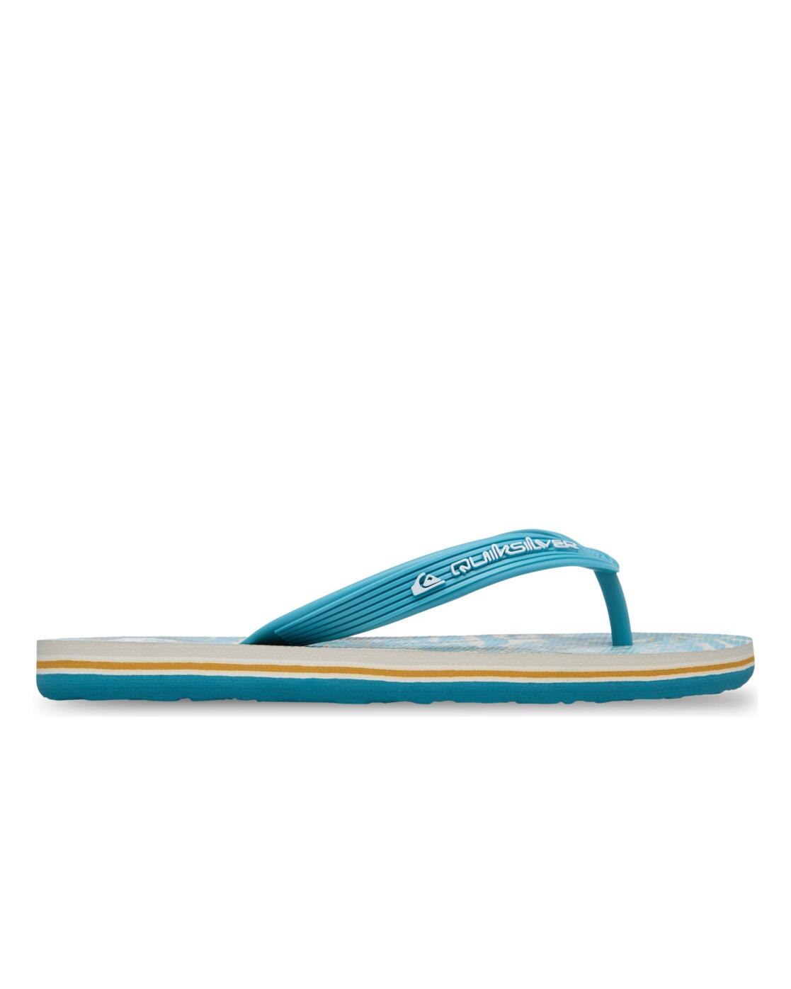 Tongs MOLOKAI ART Bleu Garçon 2/4