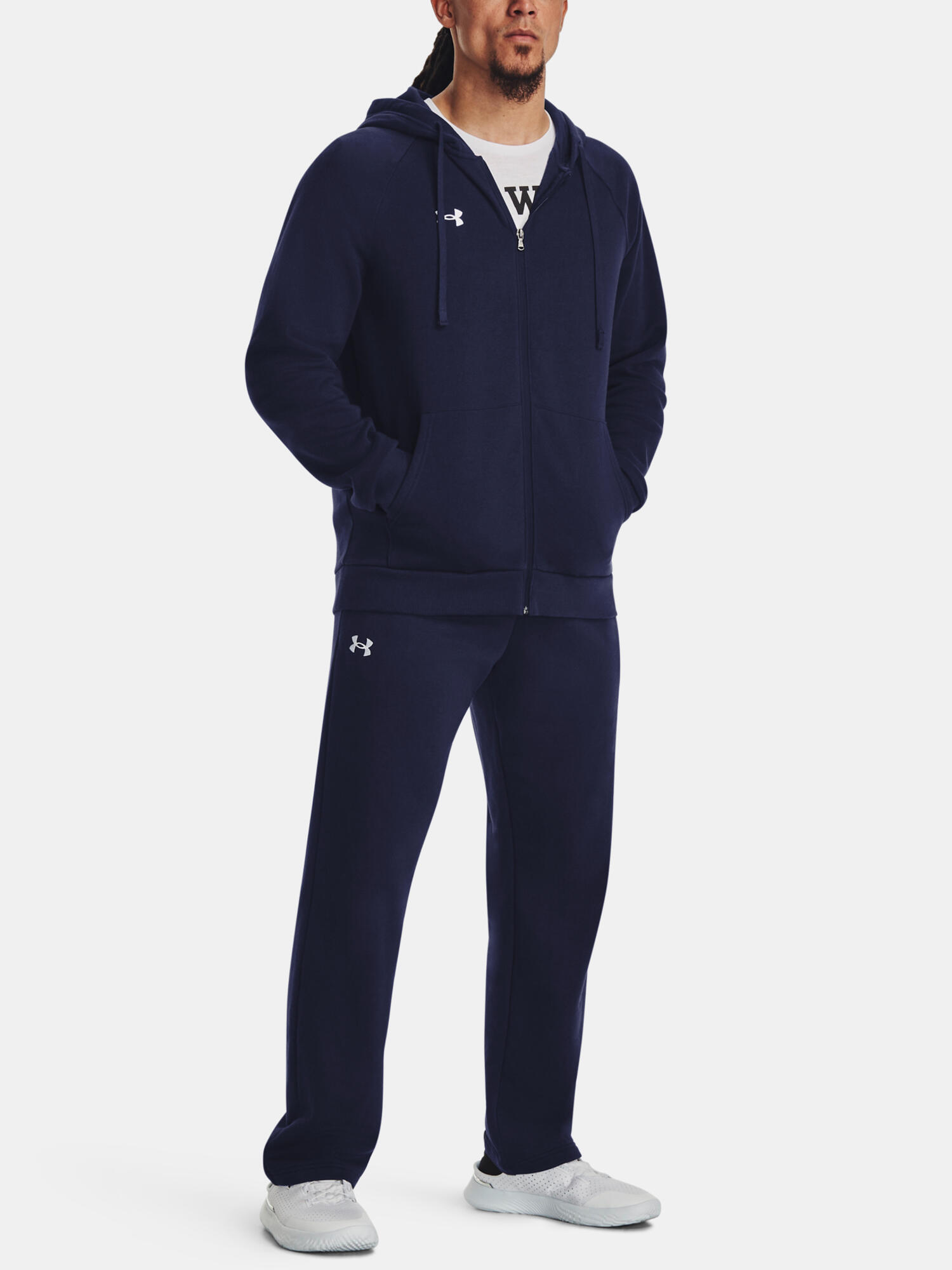 Bluza Męska Rozpinana Sportowa Under Armour Rival Fleece Fz Hoodie 6/6