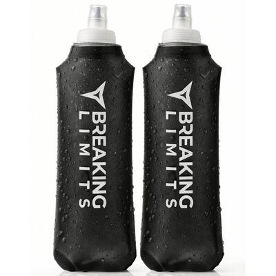 Soft flask 500 ml - 2 stuks - opvouwbare waterfles - hardlopen