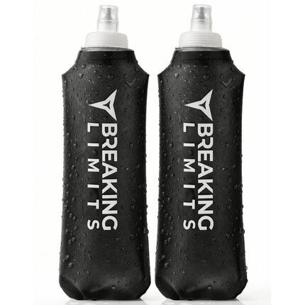 Soft flask 500 ml – lot de 2 – gourdes souples pliables – running