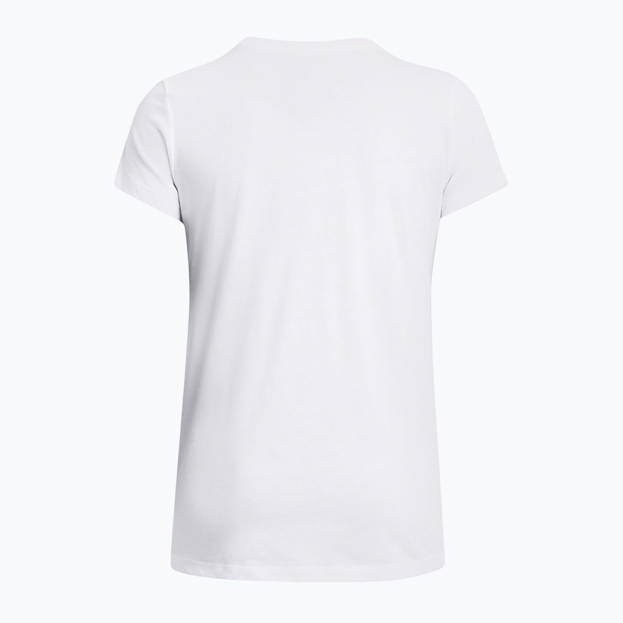 Koszulka T-Shirt Damski Sportowy Biały Under Armour Rival Logo Xxl 4/4