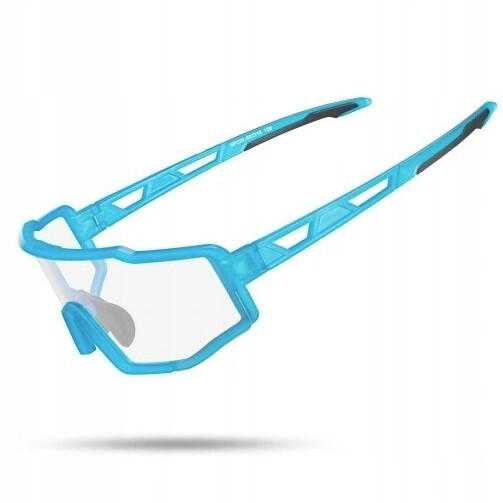 Okulary rowerowe / sportowe fotochrom ROCKBROS UV400 (SP225BL) niebieskie 5/6