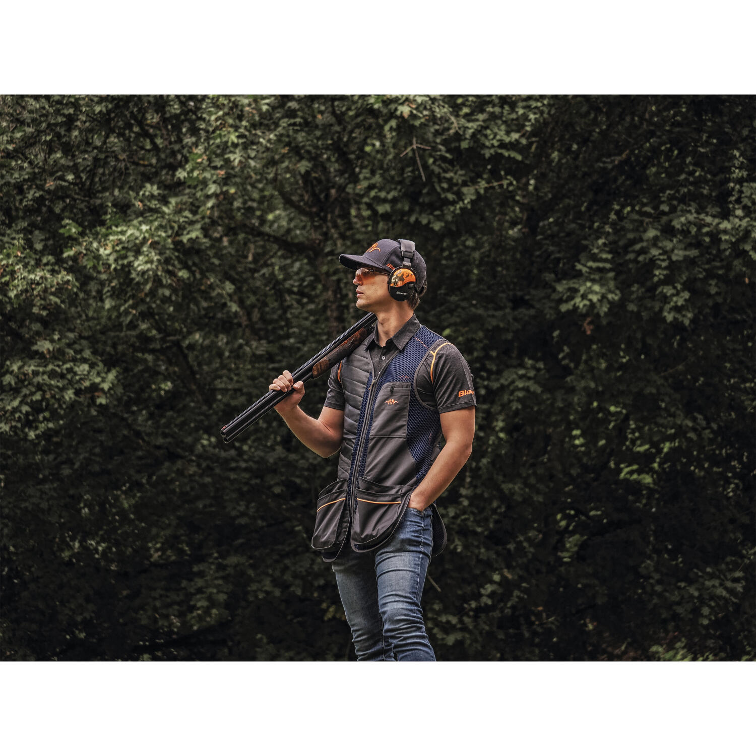 Blaser Schießweste Competition Rechts Herren (Anthrazit) Größe XL 5/5