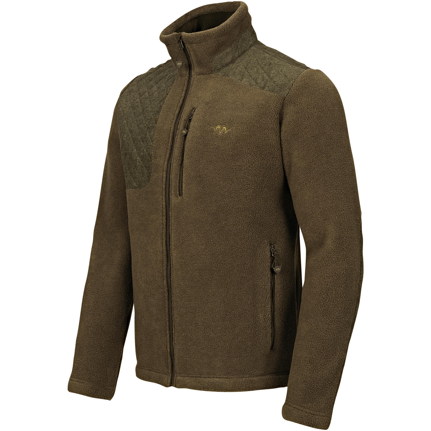 Jagd Fleecejacke warm atmungsaktiv Jonathan 3/4