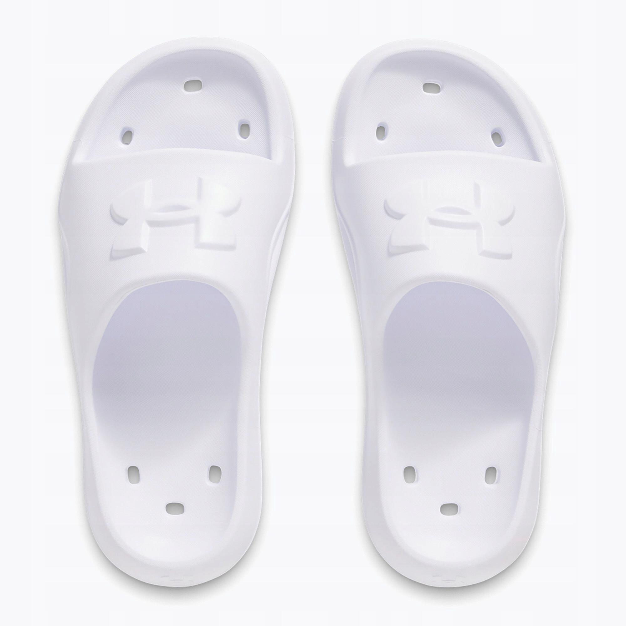 Claquettes femme Under Armour Locker V Slide blanc/blanc/blanc 4/7