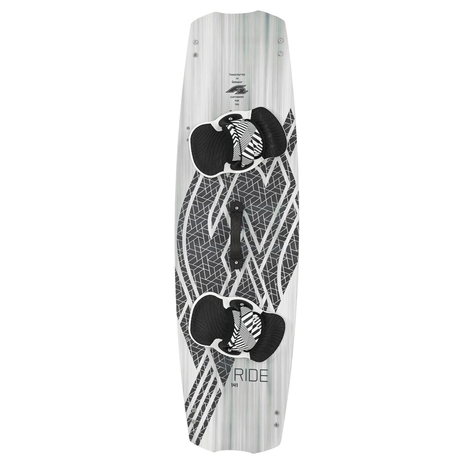 F2 Komplett Kiteboard Ride White Icon Kitesurf Board 141cm Weiss 2025 2/4