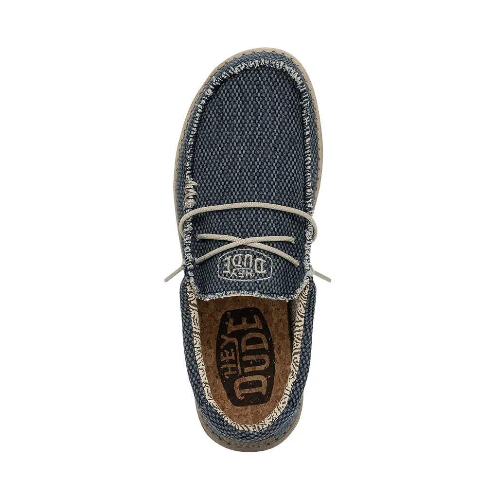 Canvas Sneakers Heren Hey Dude Wally Braided Blauw 6/6