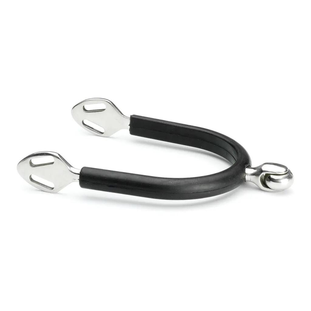 soft touch horse spurs with rubber Tattini