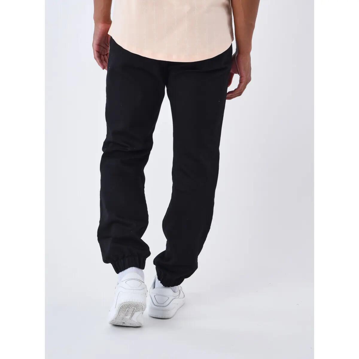 Calça masculina Project x Paris Jogger preta. 3/4