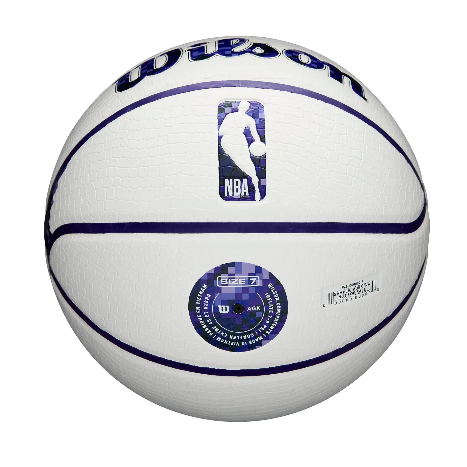 Balón de baloncesto Wilson Team Pixel Los Angeles Lakers 6/7