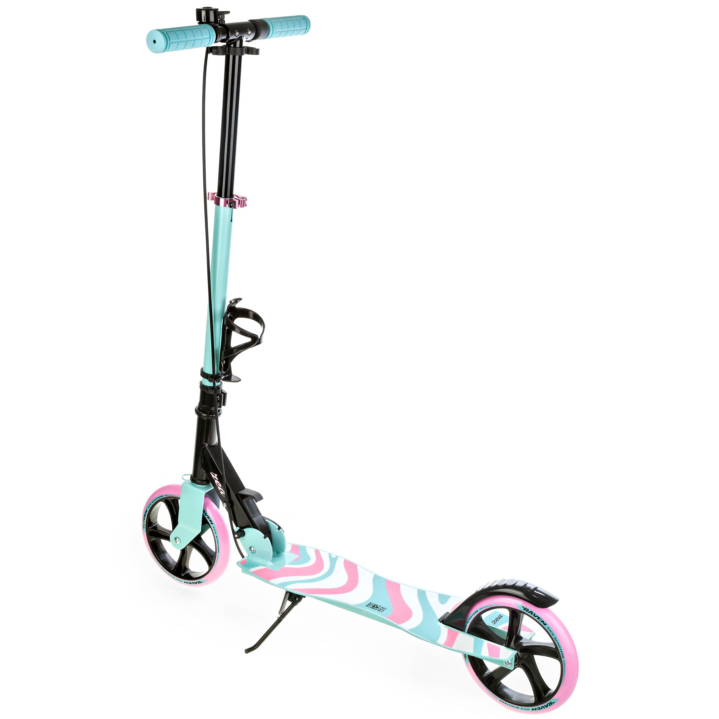 Trotinete dobrável Raven Zea 200mm com travão, campainha e suporte para garrafas 4/6