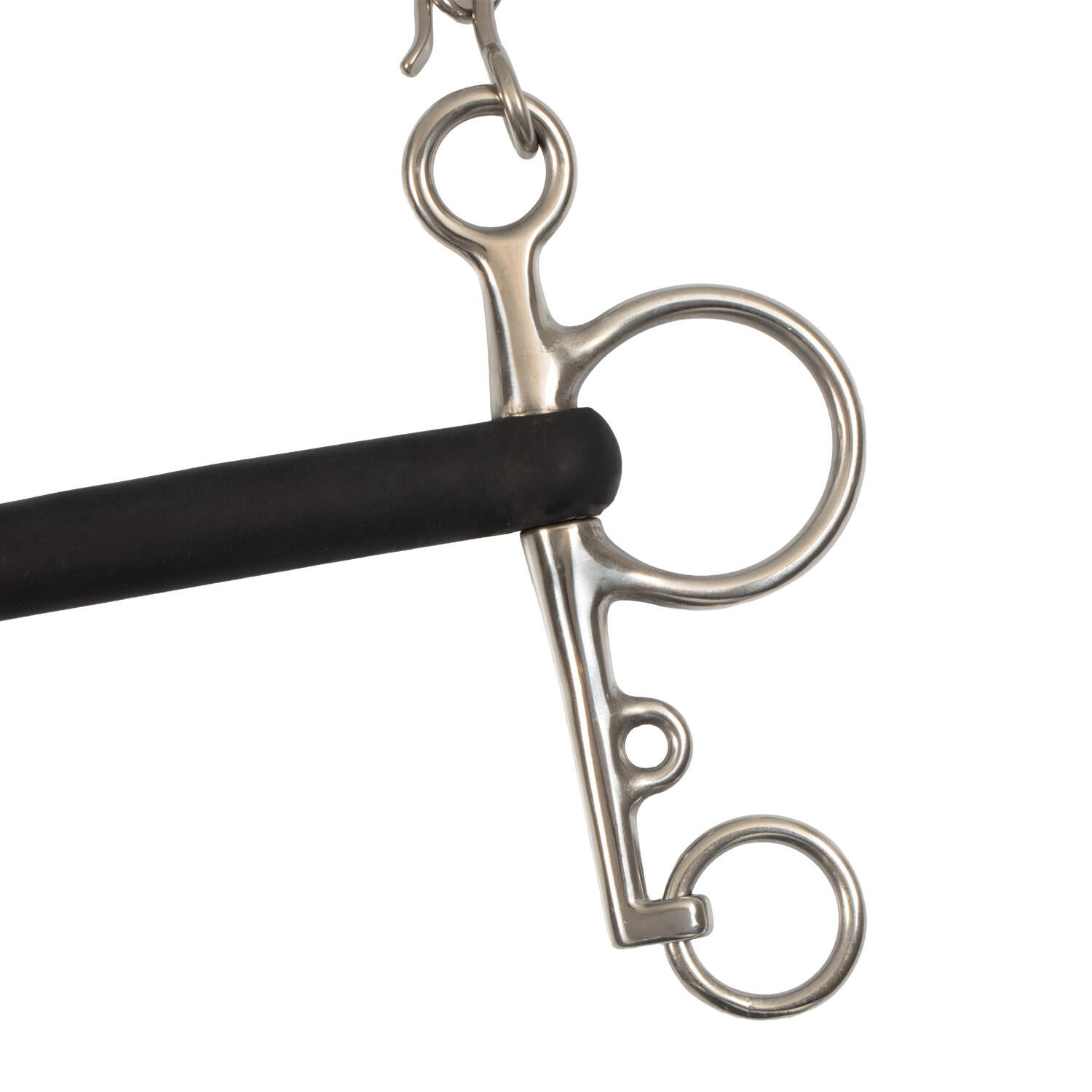Pelham inox complet caoutchouc rigide 2/5