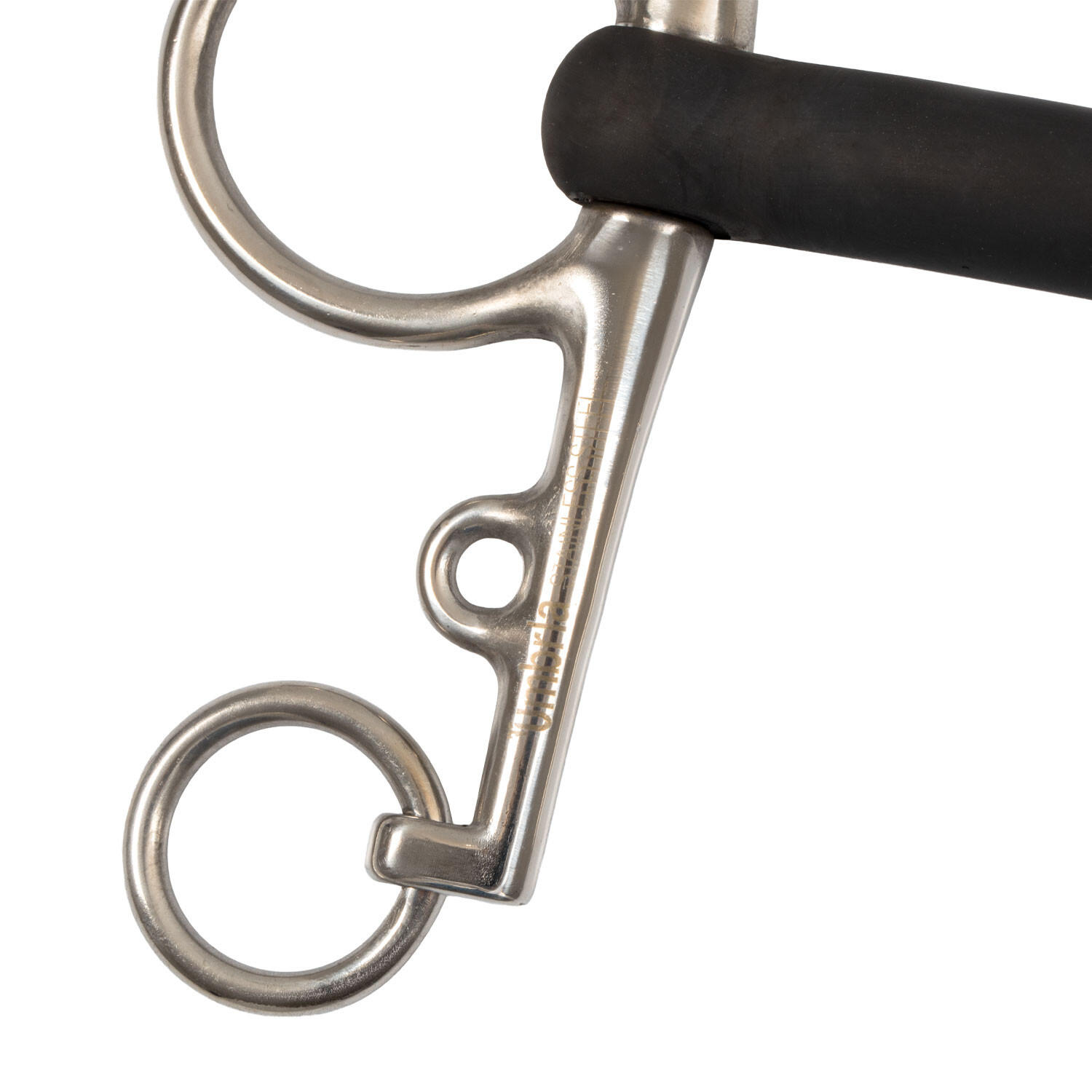 Pelham inox complet caoutchouc rigide 5/5