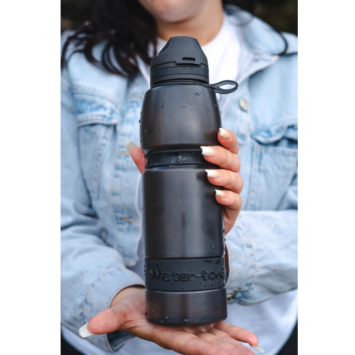 Drinkfles van 1,0 liter met filter Water-to-Go Active 100 jet-black 4/7