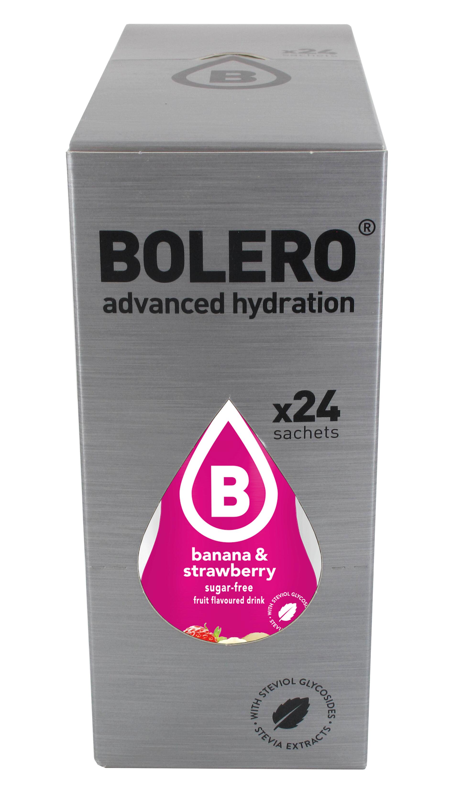 Bolero Classic (24x9g) Banana & Strawberry - Trening wewnętrzny i potreningowy