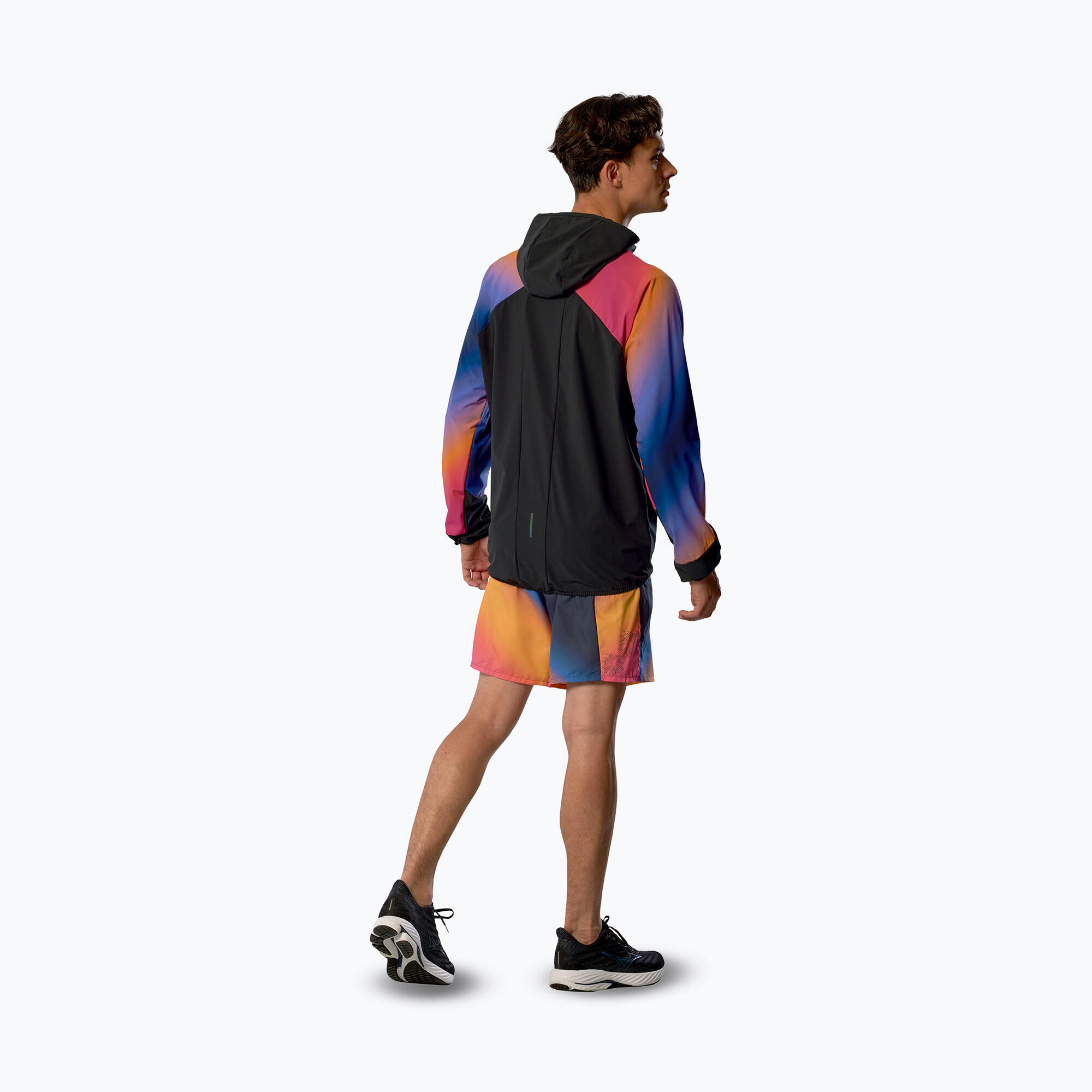 Kurtka do biegania męska Mizuno Active Alpha Hodded 3/7